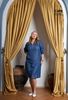 Picture of CURVY GIRL DENIM DRESS V NECK